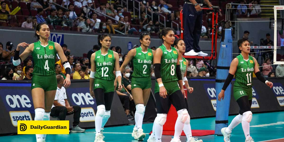 UAAP Volleyball DLSU Survives UST In A Thrilling Five Set Showdown