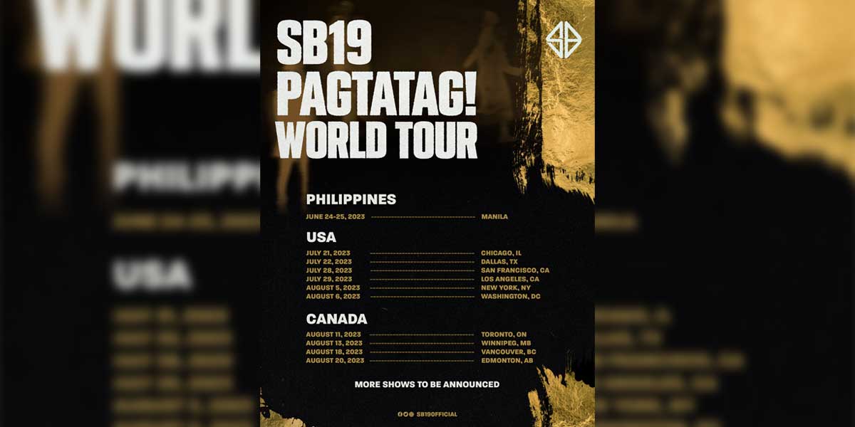 Sb Announces Pagtatag Music Era And World Tour Daily Guardian