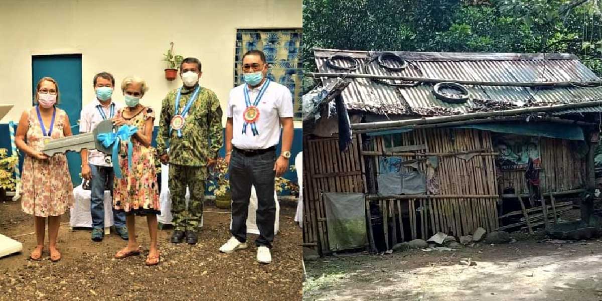 Cops build house for elderly in La Carlota