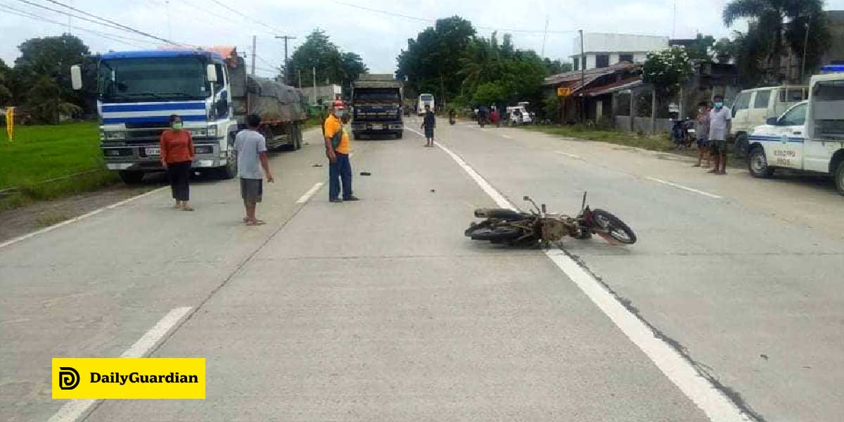 Rider killed after ramming into parked truck - Daily Guardian