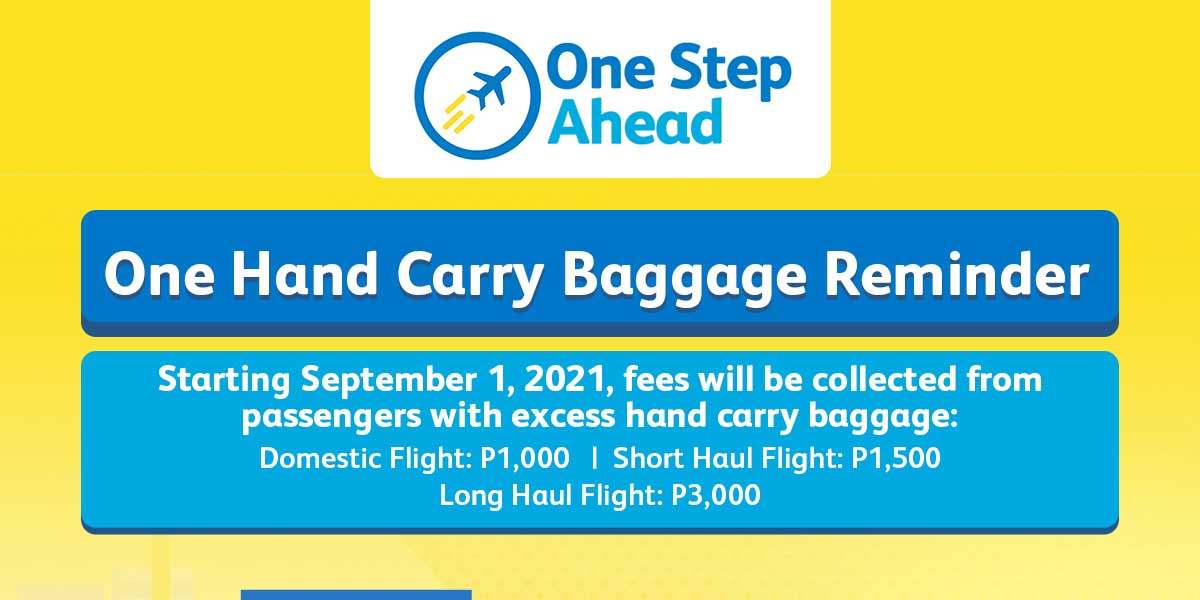 Cebu Pacific to strictly implement one carry-on baggage policy