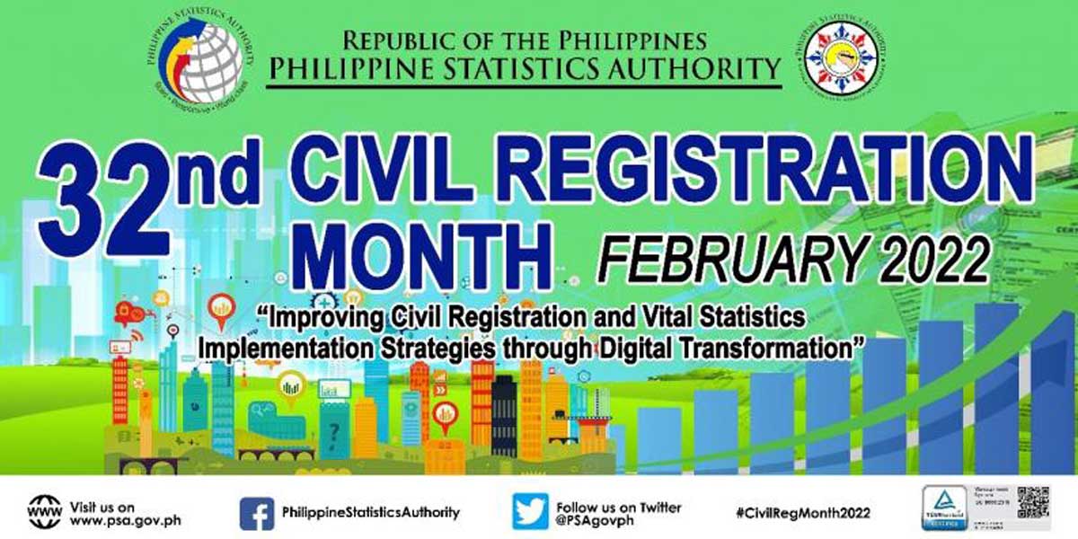 PSA RSSO-6 celebrates 2022 Civil Registration Month - Daily Guardian