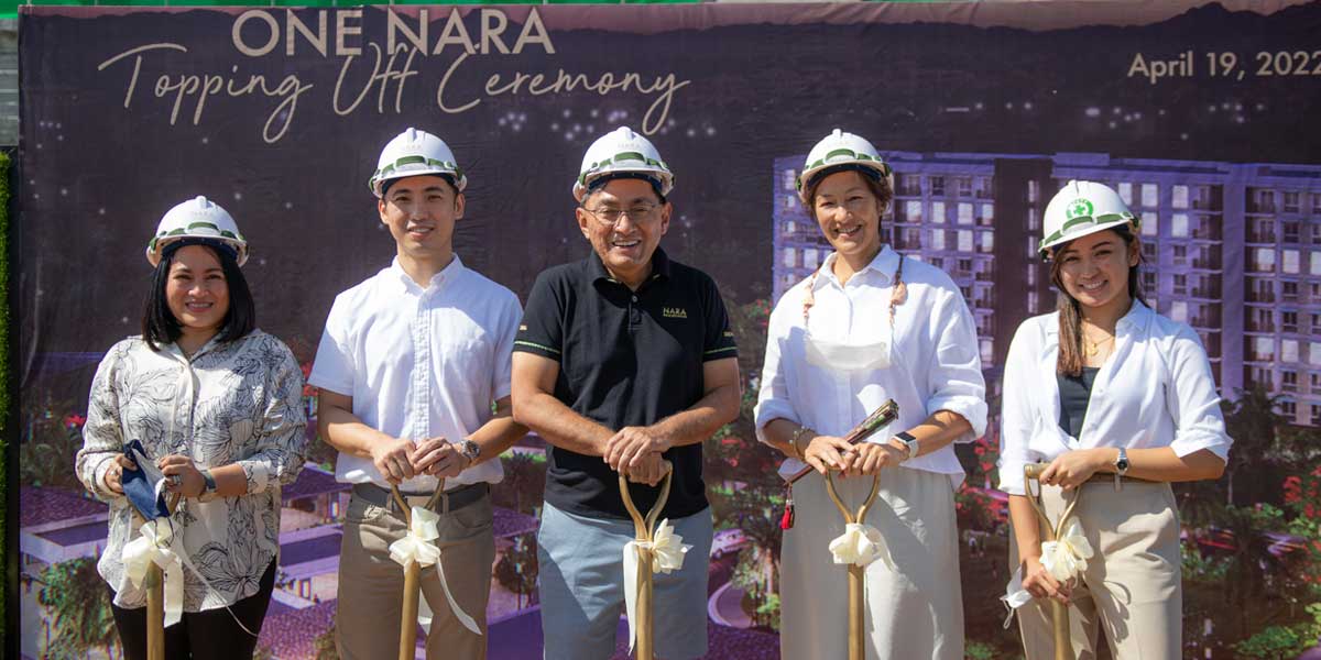 ROCKWELL IN VISAYAS FURTHER EXPANDS; NARA RESIDENCES TOPS OFF ONE  NARA TOWER, NEW BACOLOD AND CEBU PROJECTS SOON TO LAUNCH