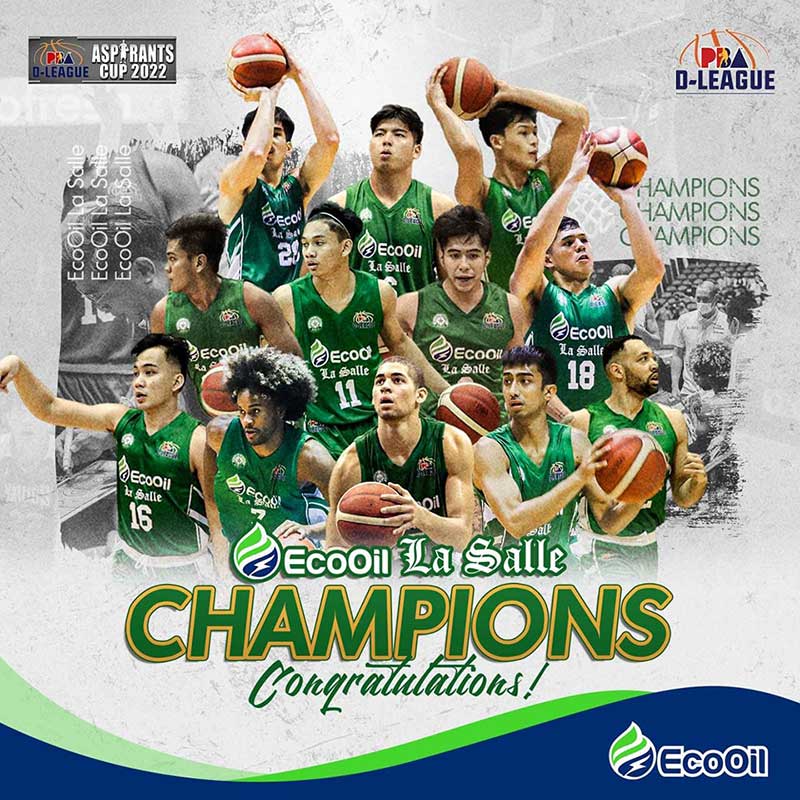 La Salle outduels Marinerong Pilipino to grab PBA DLeague title