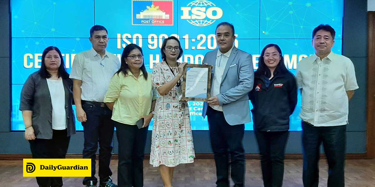 Manila Central Post Office earns ISO certification | Daily Guardian