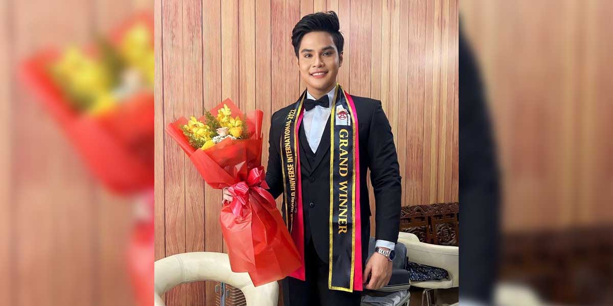 Capiznon lad crowned Mr. World Universe International 2023