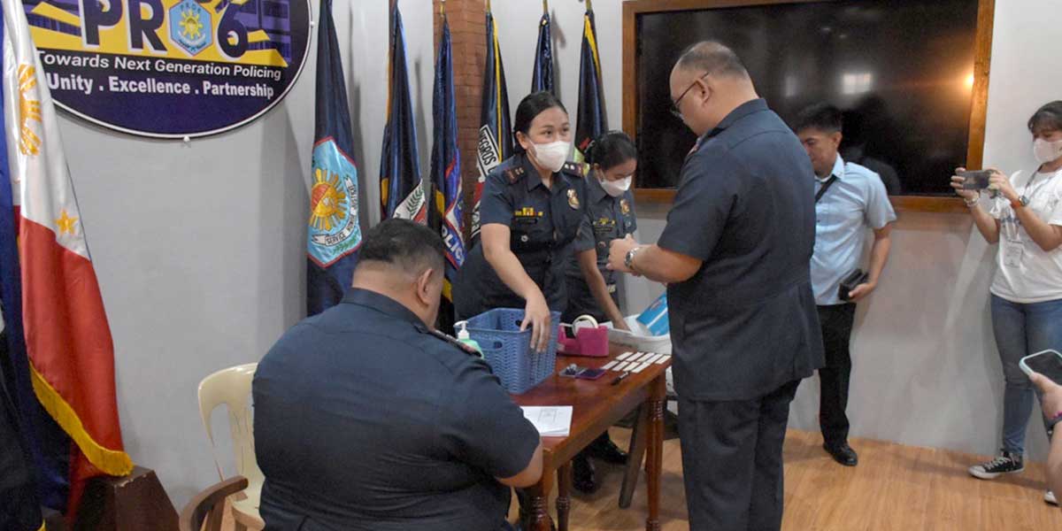 PRO-6 chief, 46 other ranking  police officers undergo drug test