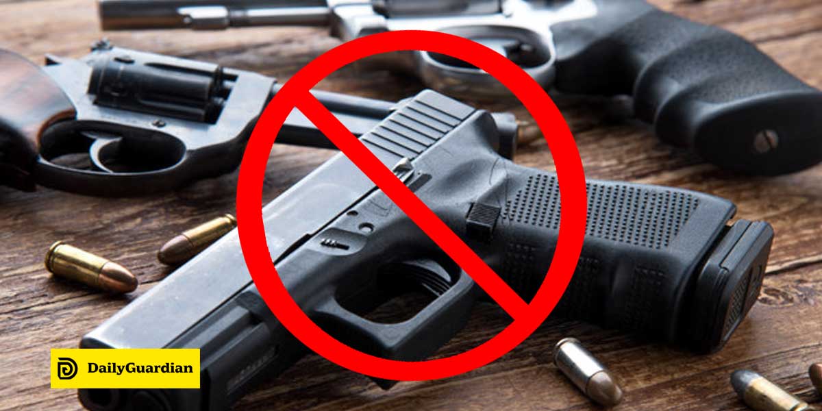 Election Gun Ban Starts August 28 Daily Guardian   Gun Ban New 23 