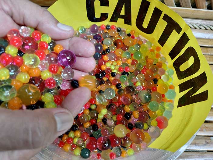 The choking hazard of water beads