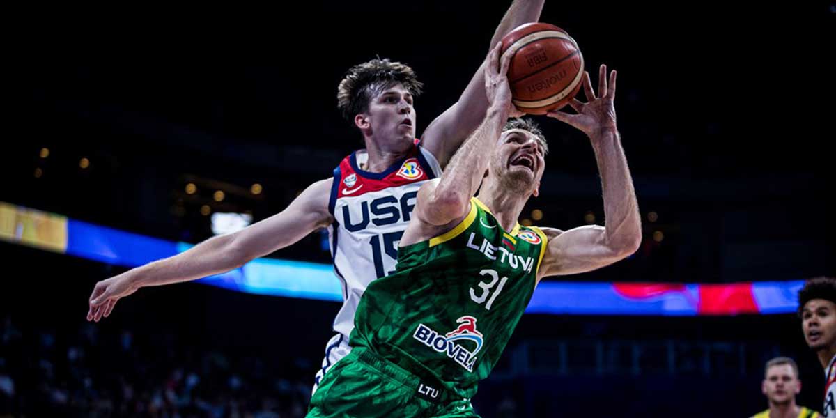 Lithuania scores upset, hands USA first 2023 FIBA World Cup loss