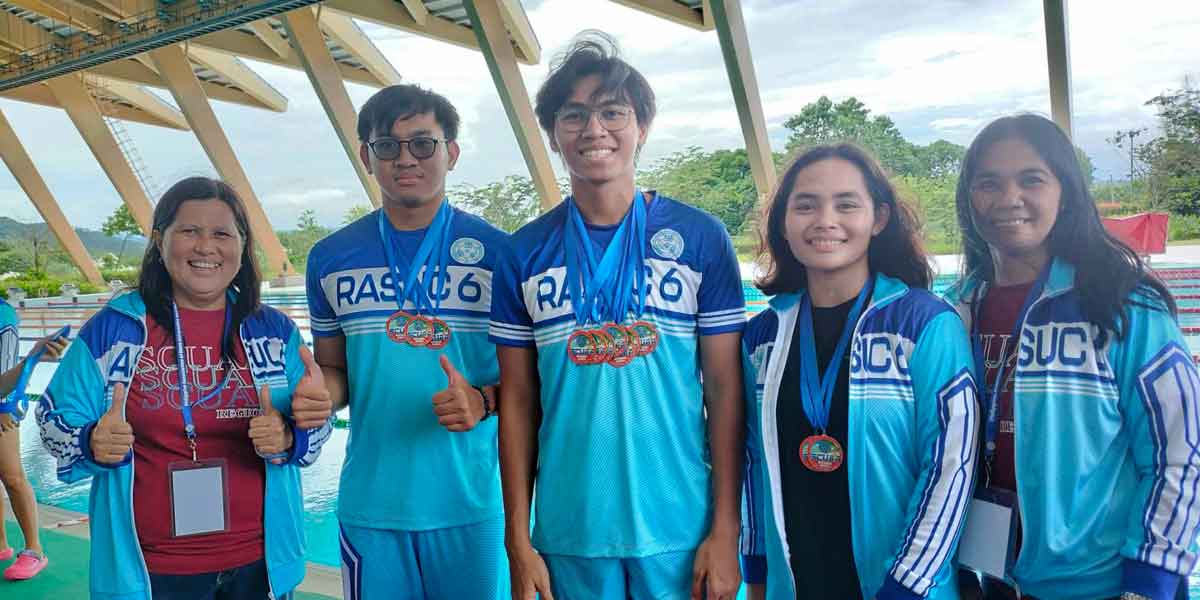 WVSU swimmers collect medals in 2023 National SCUAA Games