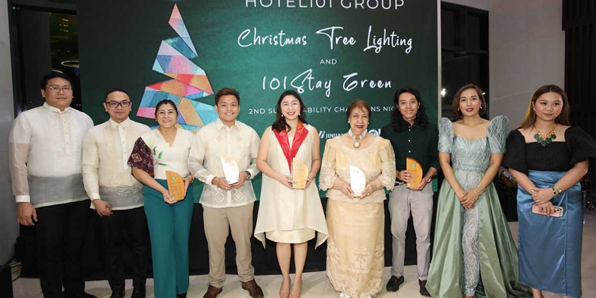 HOTEL101 GROUP SHINES A LIGHT ON SUSTAINABILITY AT ITS CHRISTMAS TREE LIGHTING HOTEL101 GROUP SHINES A LIGHT ON SUSTAINABILITY AT ITS CHRISTMAS TREE LIGHTING