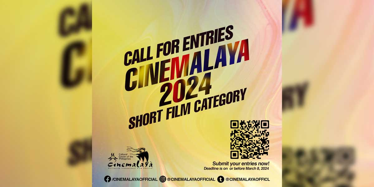 CINEMALAYA 2024 CALLS FOR SHORT FILM ENTRIES