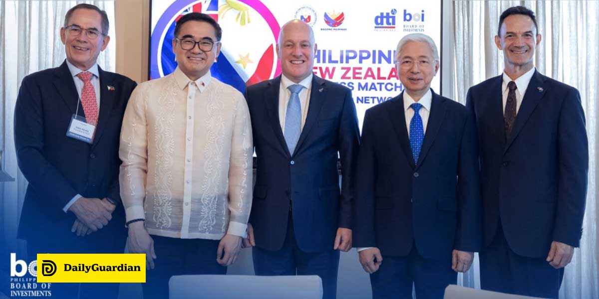 New Zealand and Philippines forge stronger economic ties - Daily Guardian