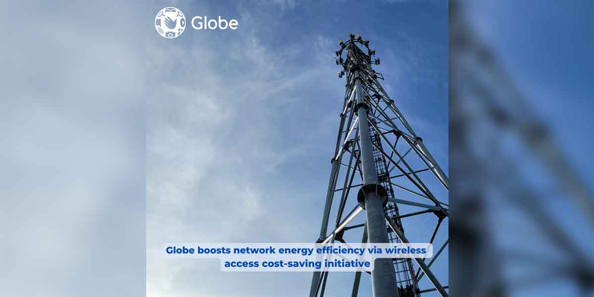 Globe boosts network energy efficiency  via wireless access cost-saving initiative