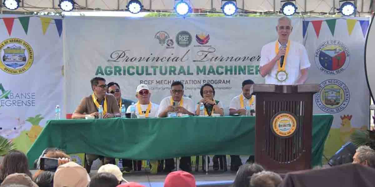 Negros Farmers Receive PHP 217M Agri Machinery