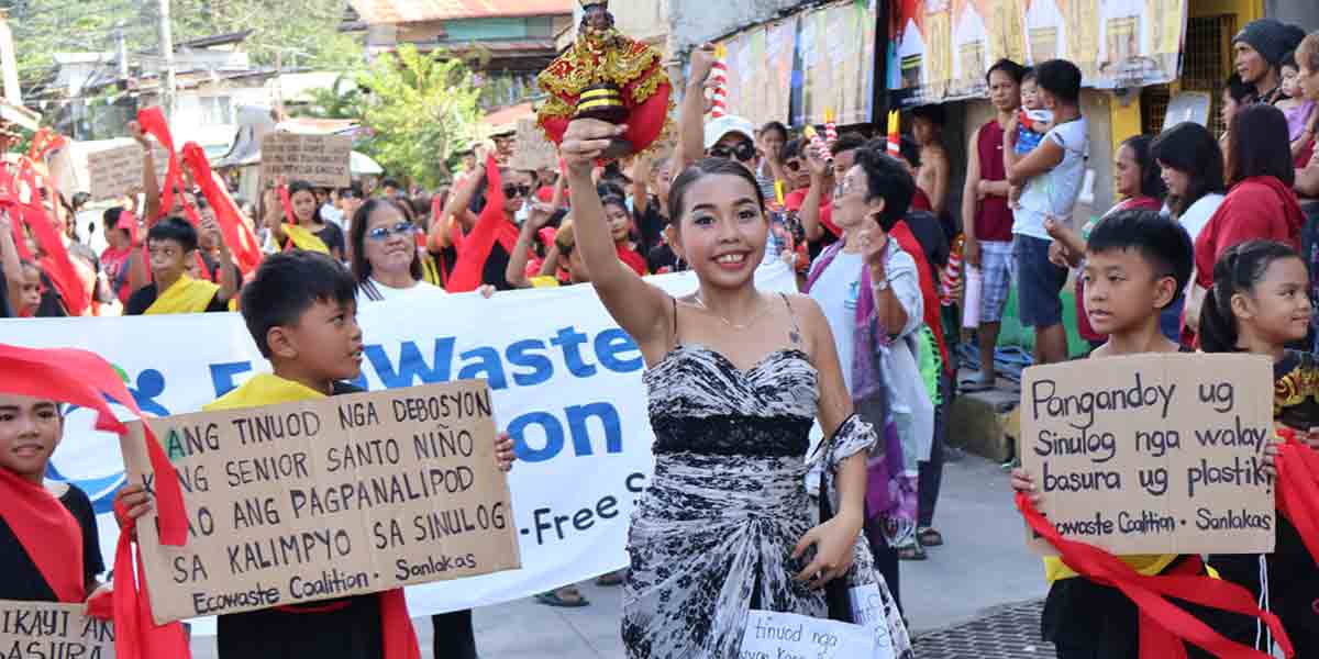 Sinulog Parade in Cebu Promotes Plastic-Free Festivities
