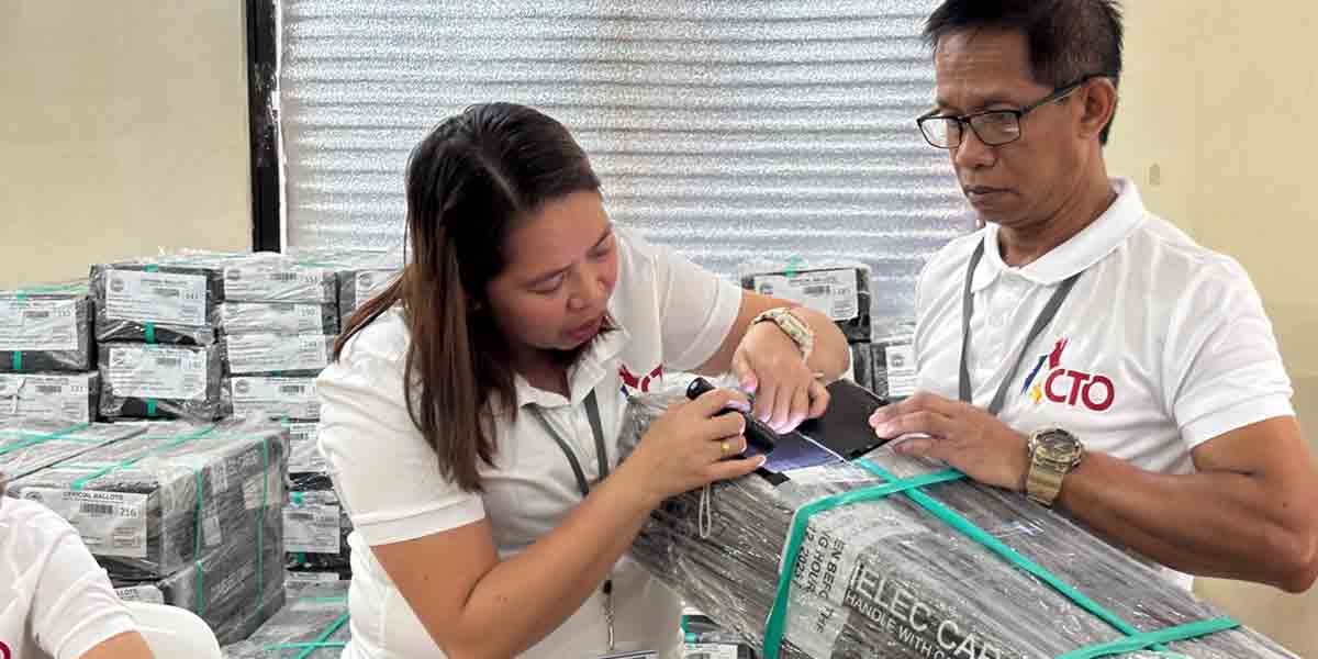 FINAL PREP: Comelec Delivers ACMs, Inspects Ballots for Iloilo City